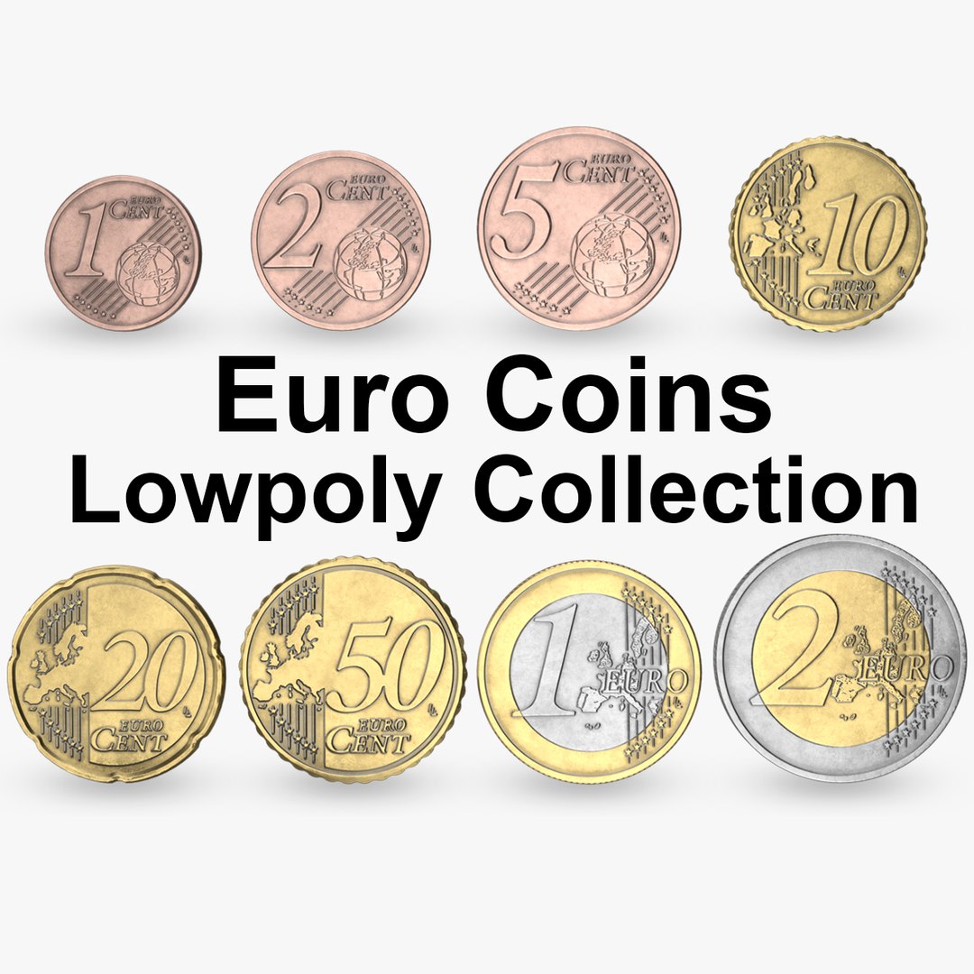 Euro Coins Lowpoly Collection PBR model https://p.turbosquid.com/ts-thumb/zs/WuYIV2/XE/00_coins_all_00_main/jpg/1618395688/1920x1080/fit_q87/03be0e9105377f9759414ebcadaa41cce83e35fa/00_coins_all_00_main.jpg
