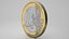 Euro Coins Lowpoly Collection PBR model