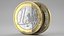 Euro Coins Lowpoly Collection PBR model