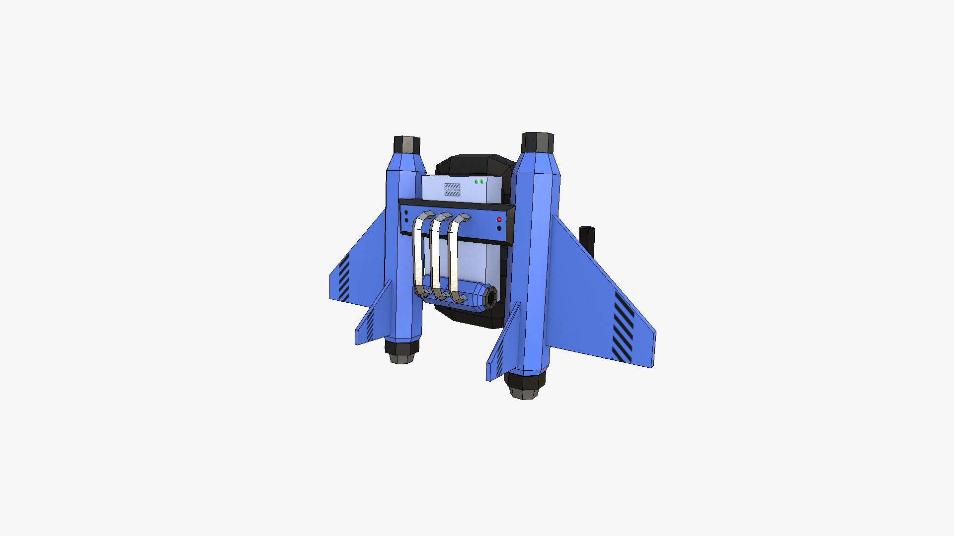 3D Jetpack Low Poly C03 - SciFi Character Design Model - TurboSquid 2255353