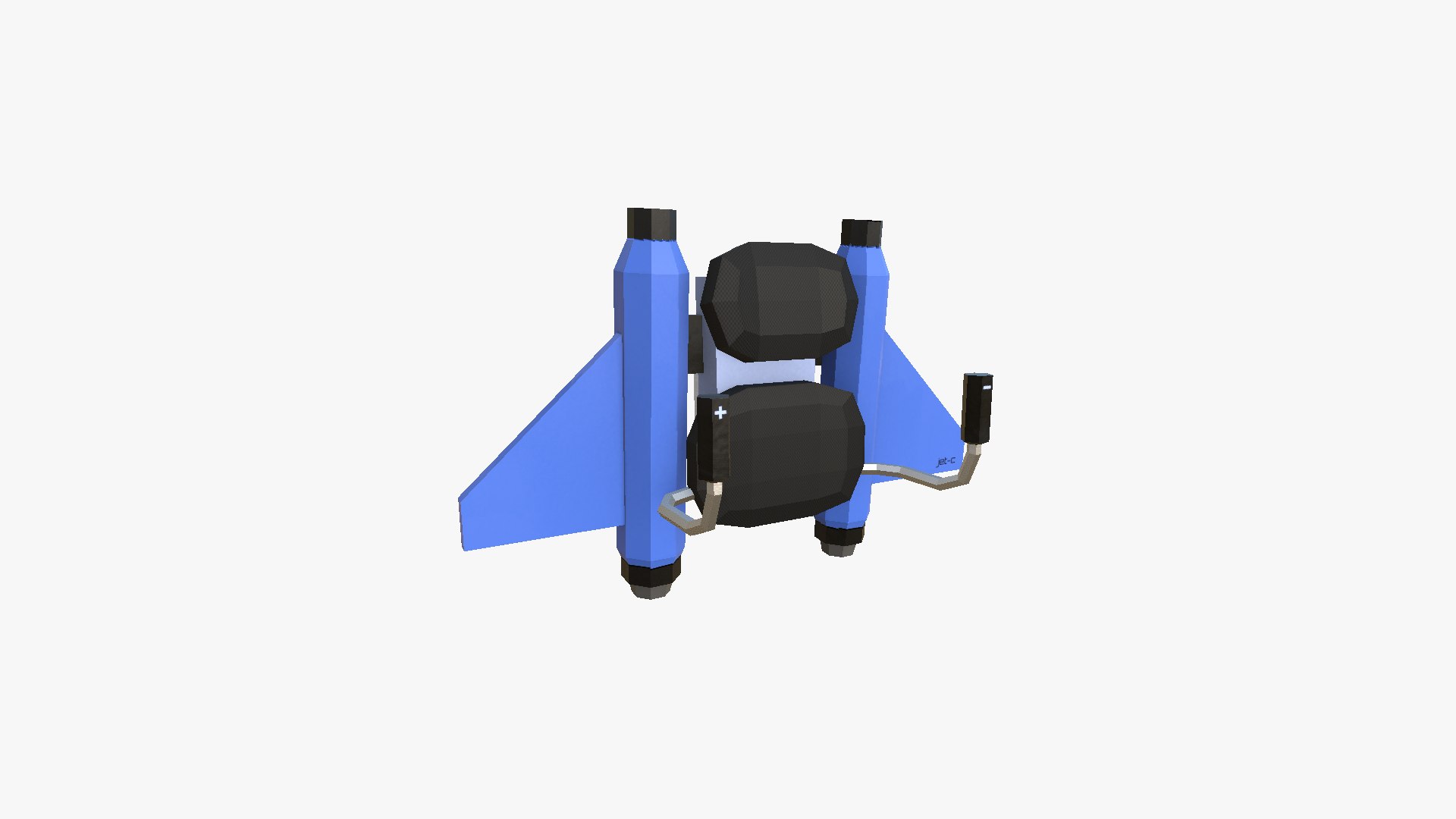 3D Jetpack Low Poly C03 - SciFi Character Design Model - TurboSquid 2255353