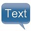 Message de bulle bleue