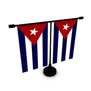 Flag of Cuba 3D model