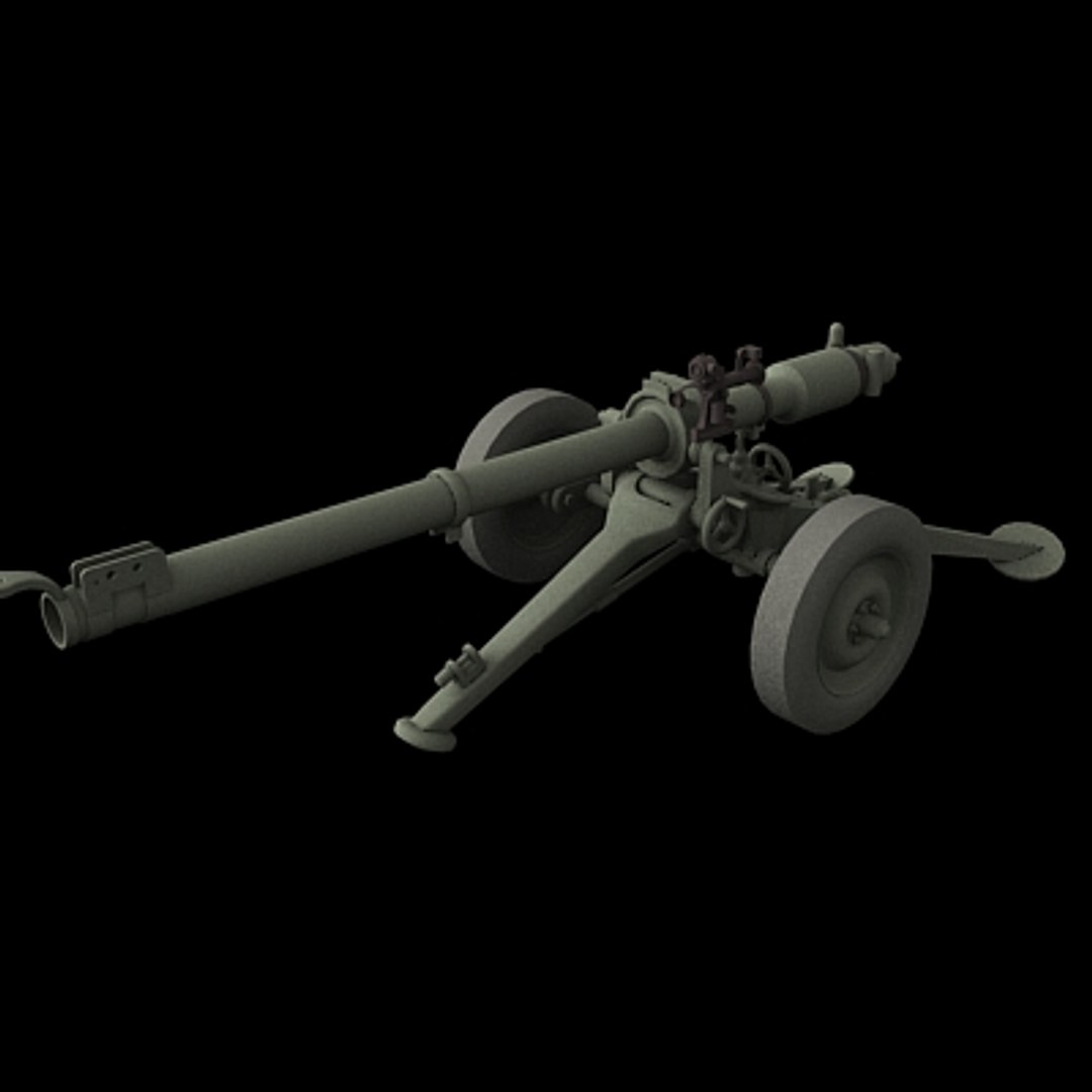 Soviet B-11 3d Max