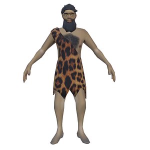 primitive caveman 3D