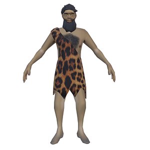 Caveman low poly