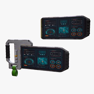 3D Sci-fi TouchPad 5