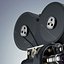 camera retro movie 3d model