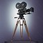 camera retro movie 3d model