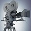 camera retro movie 3d model