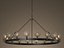 Gaslight Lens Chandeliers