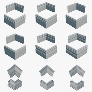 3D The Interior Edging Pack model