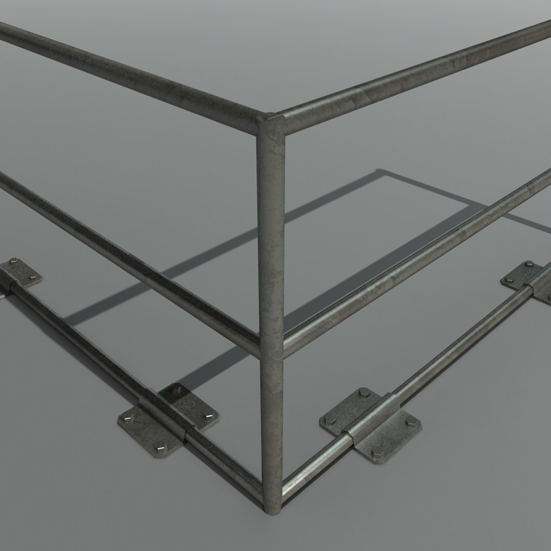 x metal railings