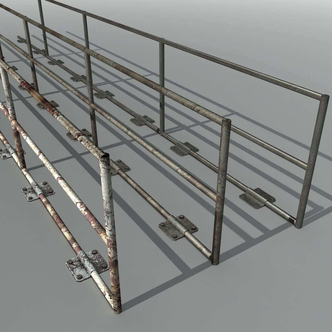 x metal railings