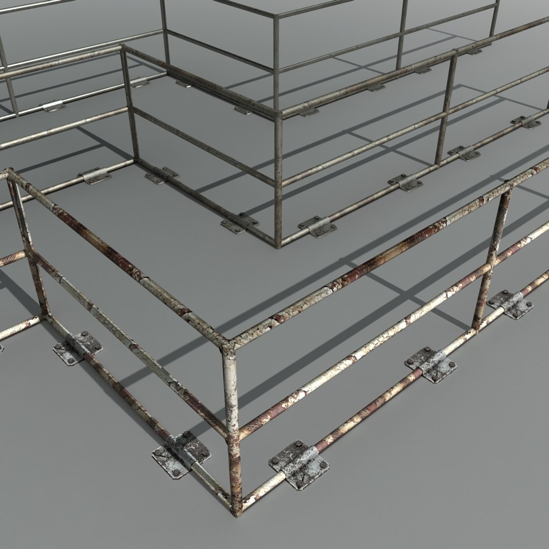 x metal railings