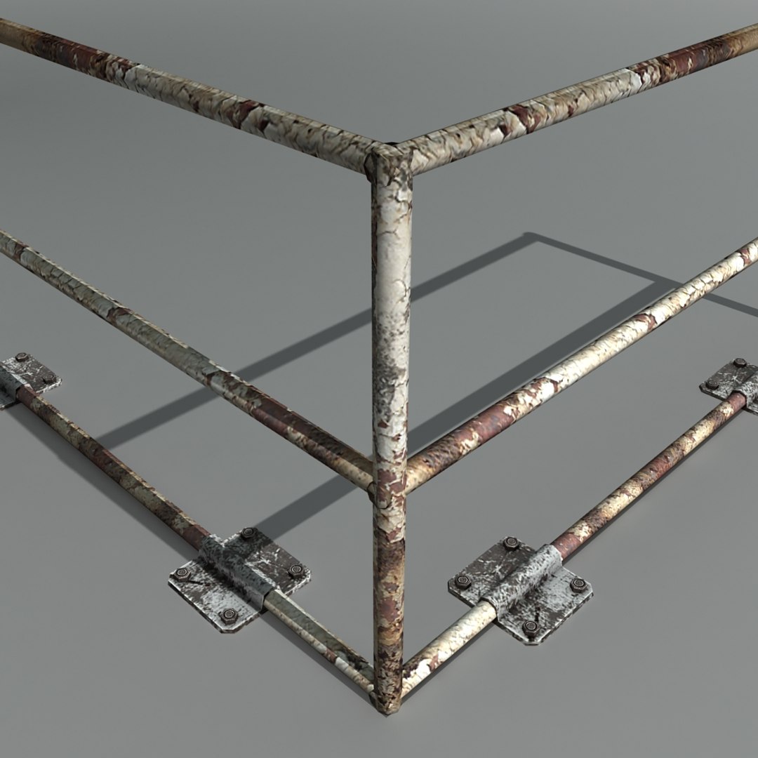 x metal railings