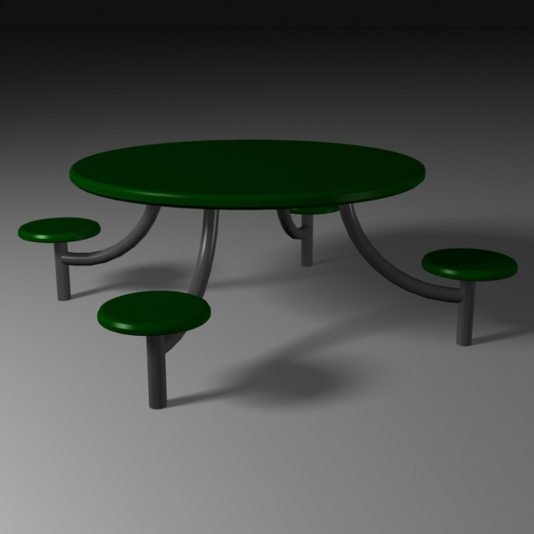 3d Model Outdoor Table