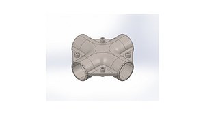 3D model pipe joint model