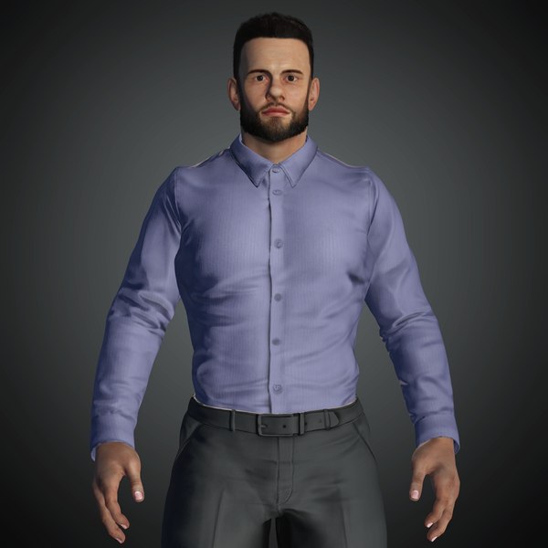 Realistic Guy Roger model