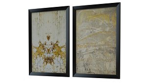 Collection of paintings by Mark McDowell's and John-Richard
