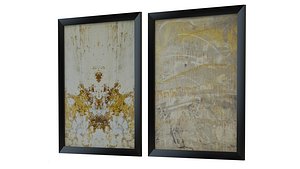 Collection of paintings by Mark McDowell's and John-Richard
