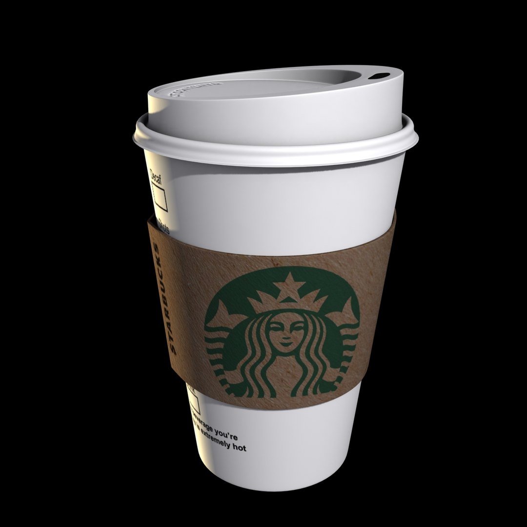 Coffee Paper Cup With Lid and Stopper 3D model - TurboSquid 2135372