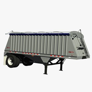 3d dakota grain pup trailer model