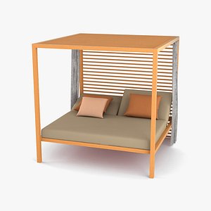 3D Kettal Daybed Bed model