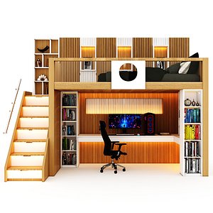 Bunk Bed for Teenager BB1 3D
