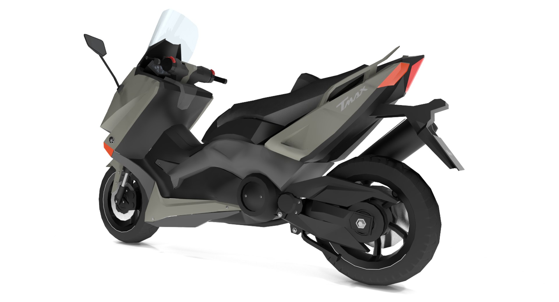 3d Yamaha T-max 2016 Model