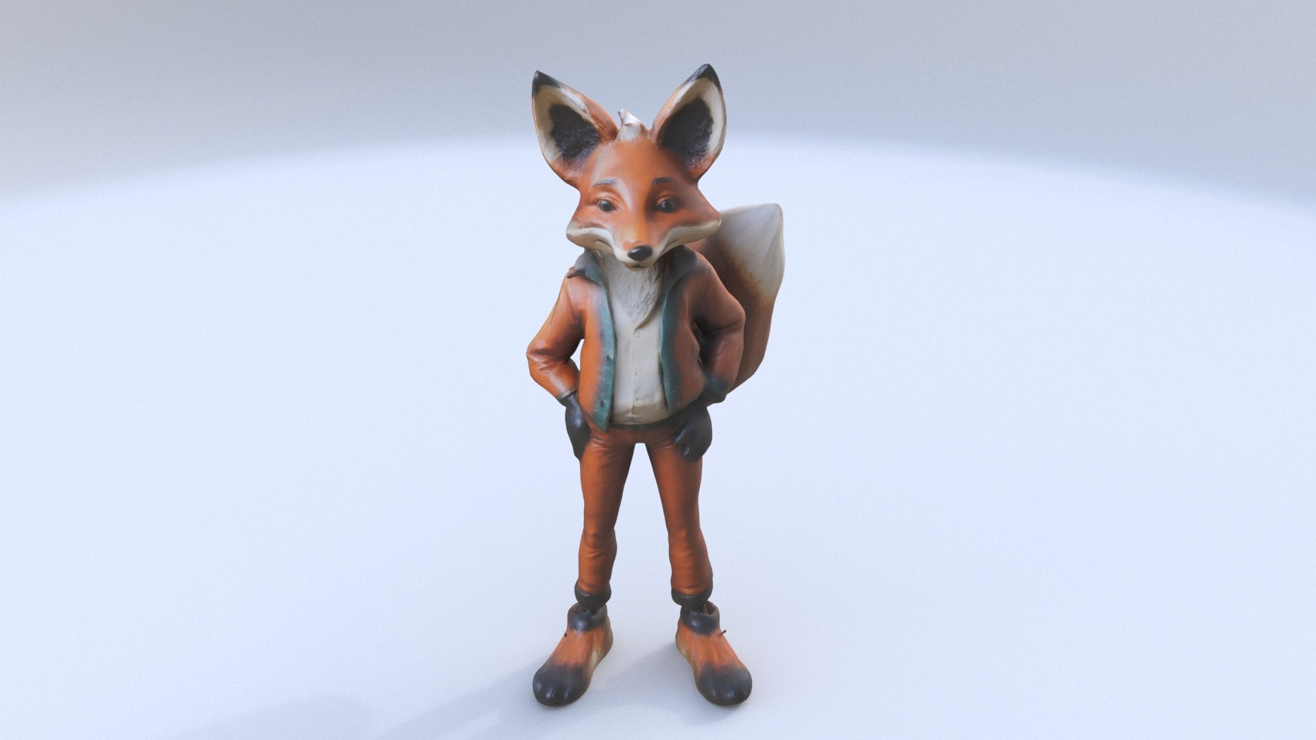 3D Fox - TurboSquid 2338520