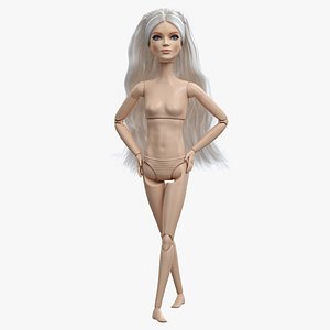 3D Barbie Doll Without Clothes