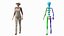 Dame et homme âgés truqués avec collection d'outils de jardinage