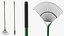 Dame et homme âgés truqués avec collection d'outils de jardinage