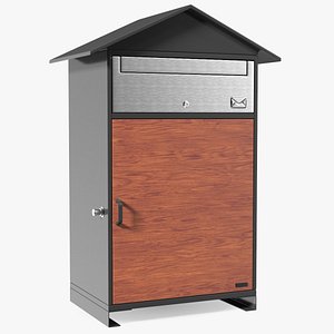 Parcel Drop Box Black model