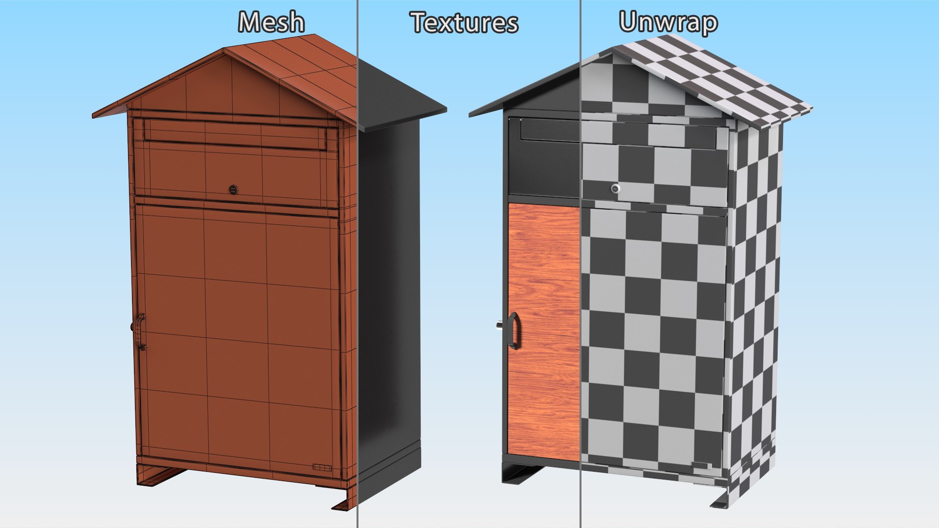 Parcel Drop Box Black model https://p.turbosquid.com/ts-thumb/zt/5vSlFT/Px/parceldropboxblackmb3dmodel014/jpg/1676943690/1920x1080/fit_q87/c31c2ace45b029935121d56740329e049ebfb71a/parceldropboxblackmb3dmodel014.jpg