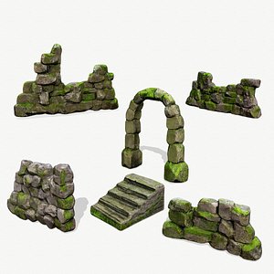 wall set 3D model