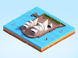 Low Poly Sydney Opera House