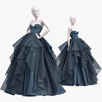 Evening lush dress