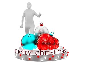 christmas gift event 3D model