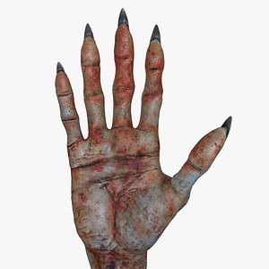 3D model HND-015 Rigged right hand