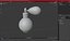 Spherical Perfume Bottle with Silver Cap