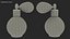 Spherical Perfume Bottle with Silver Cap