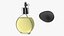 Spherical Perfume Bottle with Silver Cap
