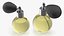 Spherical Perfume Bottle with Silver Cap