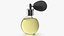 Spherical Perfume Bottle with Silver Cap