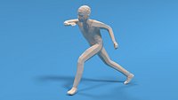 Low Poly Kid Capoeira