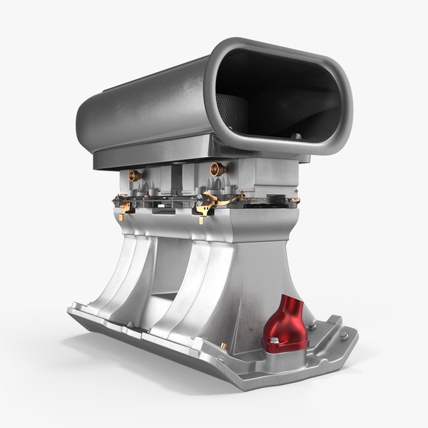 3D supercharger blower model