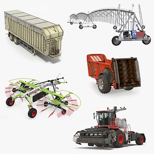 3D farm equipment model