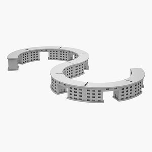 3D Hi-Tech Building 17